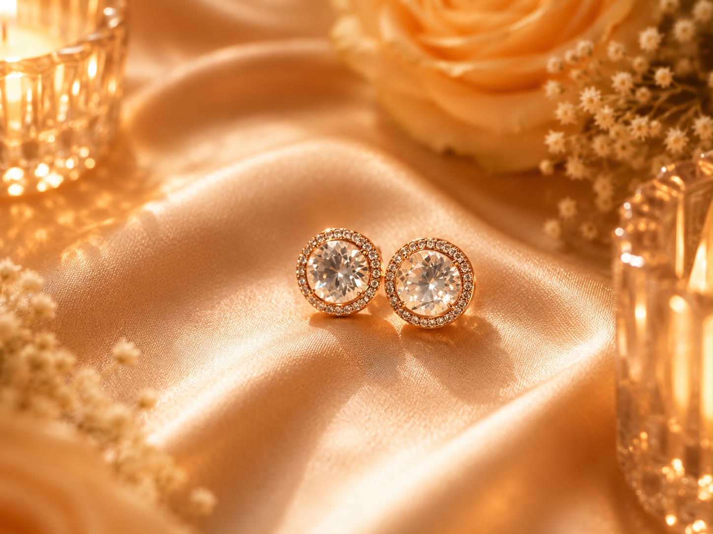 Round Luxe Studs