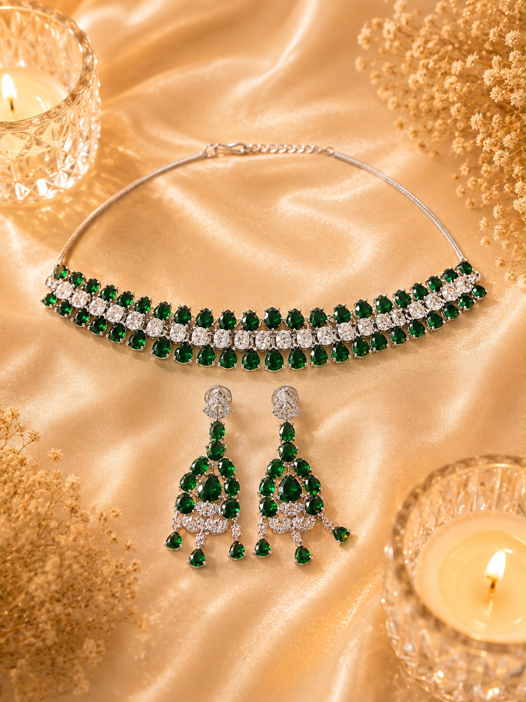 Green Emerald Necklace